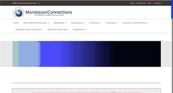 Desktop Screenshot of montessoriconnections.com